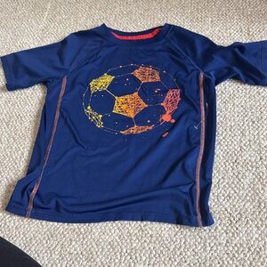 Cat & Jack Navy Blue Soccer Graphic Jersey
